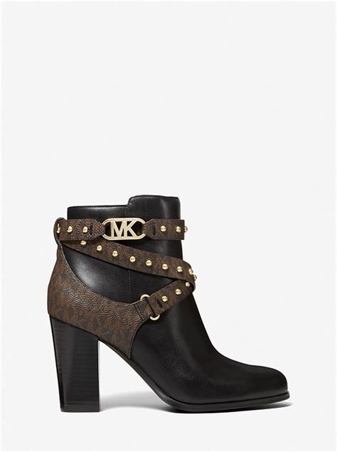 kincaid ankle boot michael kors|Kincaid Studded Logo Trim Ankle Boot .